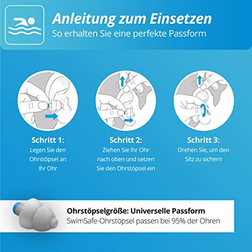 Alpine SwimSafe – Ohrstöpsel zum Schwimmen mit Miniboxx - 5