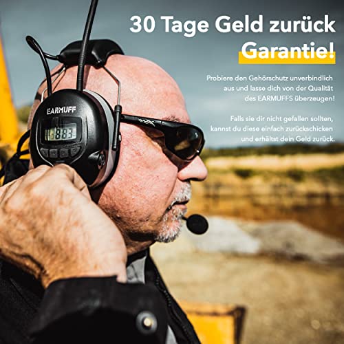 2017 DS-Alert EARMUFF dynamischer 31dB Gehörschutz mit BLUETOOTH und Surround Umgebungswahrnehmung - 5