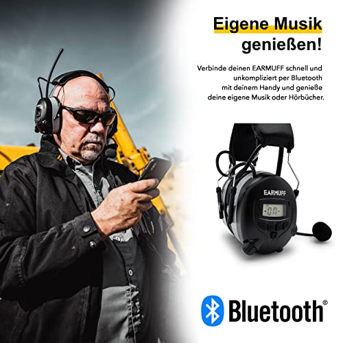 2017 DS-Alert EARMUFF dynamischer 31dB Gehörschutz mit BLUETOOTH und Surround Umgebungswahrnehmung - 6
