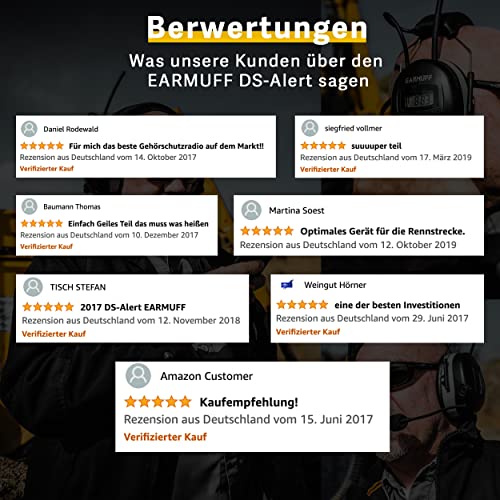 2017 DS-Alert EARMUFF dynamischer 31dB Gehörschutz mit BLUETOOTH und Surround Umgebungswahrnehmung - 9