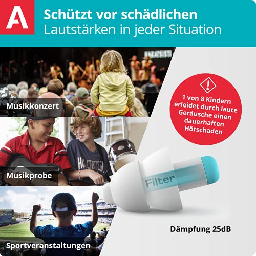 Alpine Pluggies Kids – Gehörschutz Kinder – mit Gratis Namensaufkleber - 4
