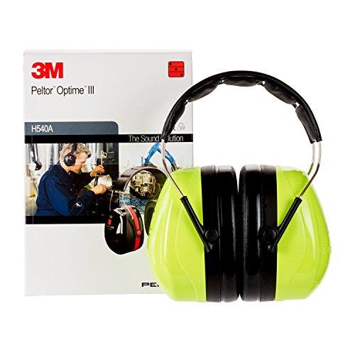 3M Peltor Optime III Kapselgehörschutz mit Kopfbügel, Hi-Viz, SNR 35 dB - 5