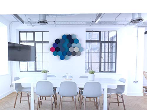 PolySound Schallschutzwand & Breitbandabsorber ECO Hexagon - 4