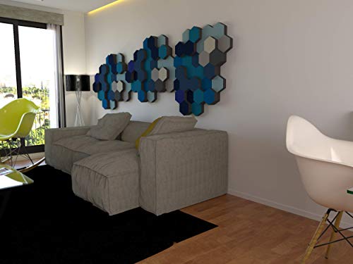 PolySound Schallschutzwand & Breitbandabsorber ECO Hexagon - 5