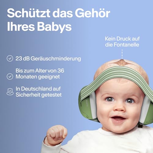 Alpine Muffy Baby Kapselgehörschützer – Gehörschutz für Babys und Kleinkinder von 12 bis 36 Monate - 2