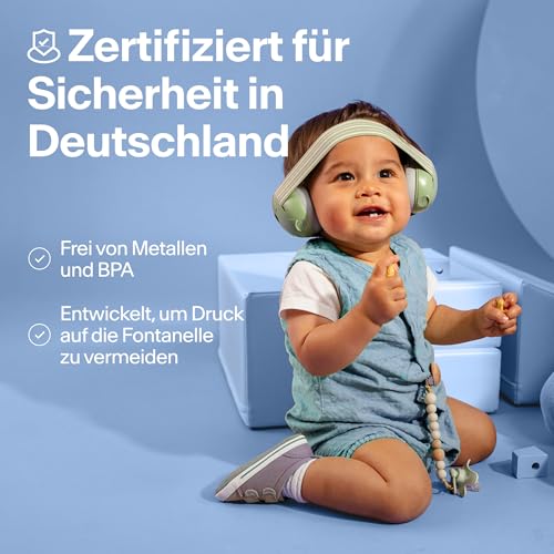 Alpine Muffy Baby Kapselgehörschützer – Gehörschutz für Babys und Kleinkinder von 12 bis 36 Monate - 5