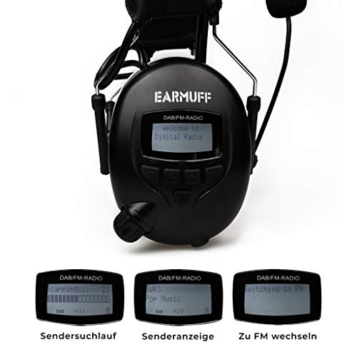 3M BLUETOOTH SNR 24db Digital Radio Gehörschutz Kopfhörer - 3