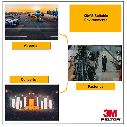 Peltor X5 Haarband SNR 37dB – Kapselgehörschutz mit hohem Dämmwert - 4